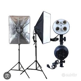 2 diffusori luce soft box 