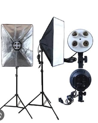 2 diffusori luce soft box 