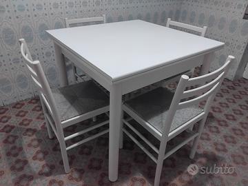 Tavolo da cucina allungabile+4 sedie prezzo tratta
