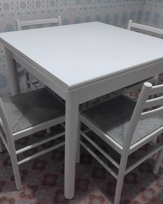 Tavolo da cucina allungabile+4 sedie prezzo tratta