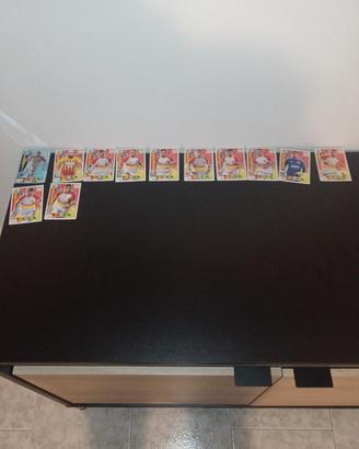 Lotto 12 card Benevento panini adrenalyn 