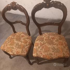 coppia sedie antiche 