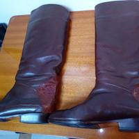 Stivali alti al polpaccio in vitello tgl 38
