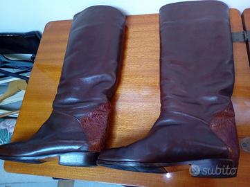 Stivali alti al polpaccio in vitello tgl 38