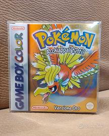 Pokémon Oro con scatola riprodotta 