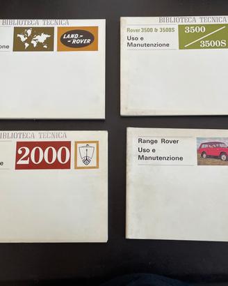 Range Rover Land Rover Rover uso e Manutenzione