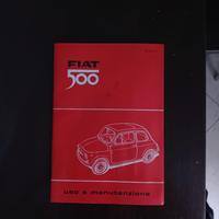 manuale d'uso fiat 500 d'epoca 