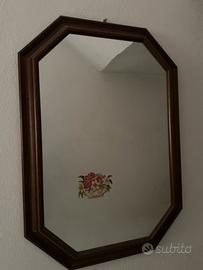 Specchio ottogonale vintage
