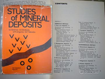 Studio dei depositi minerali - Ed. MIR
