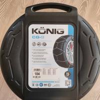 Catene da neve per auto KONIG CG-9 Misura 104