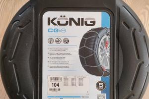 Catene da neve per auto KONIG CG-9 Misura 104