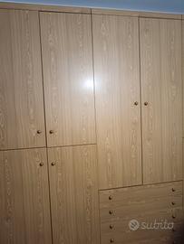 Camera matrimoniale tinta rovere 