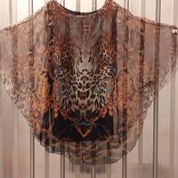 Vestito Caftano leggero trasparente motivi esotici