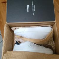 Scarpe  Blauer  WHI/NVY  WHITE/NAVY. S6BICK01/LEA