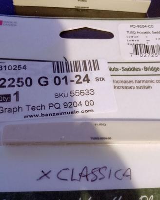 ponti chitarra classica Graph Tech