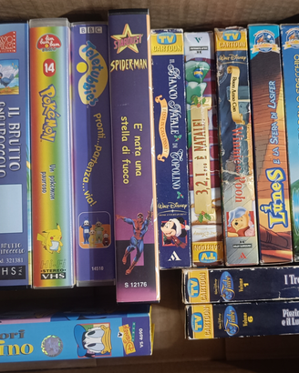 Videocassette VHS originali Cartoni Animati
