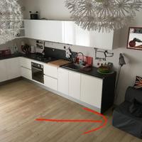 Poltroncina grigia sfoderabile