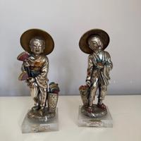 Coppia di statuette Dinastia Ch’Ing - Etruria (Ita