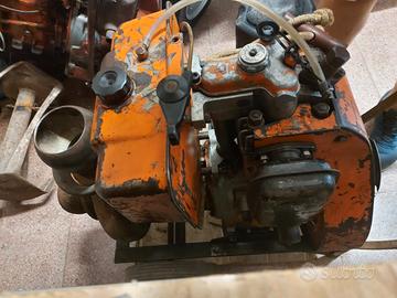 Motopompa carrellata motore lombadini 10 cv 