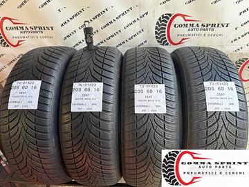 4 PNEUMATICI 205/60 R16 CEAT INVERNALI