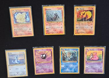 Carte Pokemon, mix di 1a edizione e holo