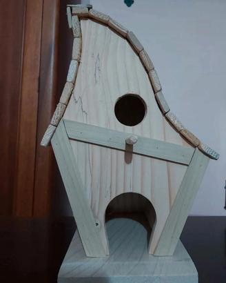 casetta in lego da giardino per uccelli
