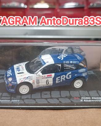 Modellino Ford Focus Rally 