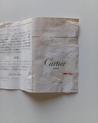 Garanzia Originale accendino Cartier 1981