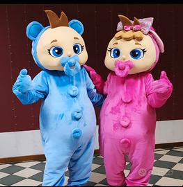 mascotte per Ghender party baby shower 