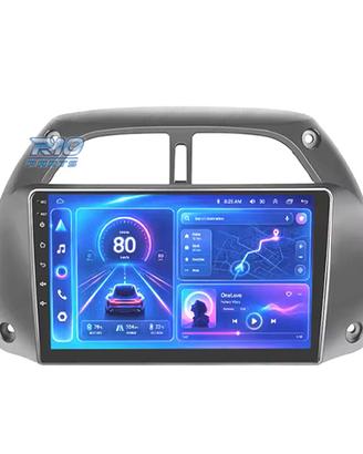 RADIO GPS 9'' ANDROID 13 TOYOTA RAV4 01-06 2 DIN 4