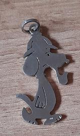 Ciondolo in argento Snoopy
