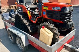 Trattore semi cingolato Kubota GB150 carrello 2 as