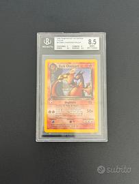 Dark charizard 1 edizione bgs 8.5