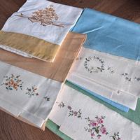 4 asciugamani 110x60 cm cotone e lino