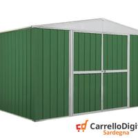 Box in lamiera di Acciaio 360x260cm 9mq verde