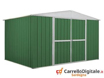 Box in lamiera di Acciaio 360x260cm 9mq verde