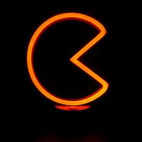 Lampada Led Pac Man A Batteria, Neon Style