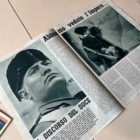 Giornali fascismo mussolini anni 30