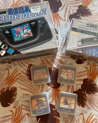 Sega Game Gear + accessori + giochi