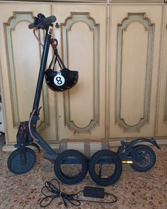monopattino xiaomi 1s casco ruote batteria aliment