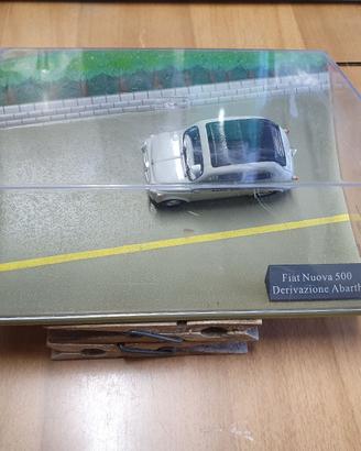 MODELLINO FIAT NUOVA 500 DERIVAZIONE ABARTH DIORAM
