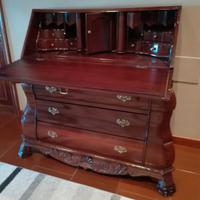 mobile a ribalta in mogano massello