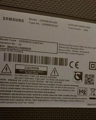 Pannello tv samsung 65 pollici