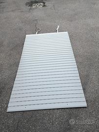 tapparelle in PVC grigio chiaro nuove 