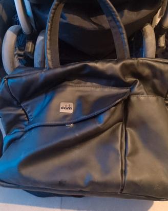 Seggiolino auto, passeggino e borsa