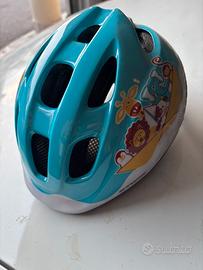Caschetto bici pattini bimbi azzurro misura 46-53