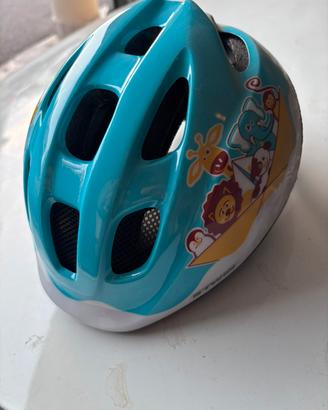 Caschetto bici pattini bimbi azzurro misura 46-53