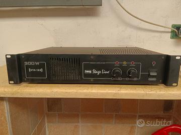 finale di potenza audio 300 watt stage line 