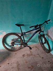 Bici Mtb Rockrider ST 120 nero-azzurro 27