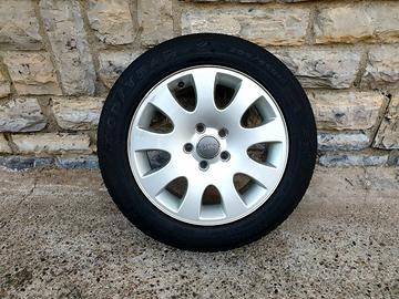 Cerchio e gomma Audi 205 55 16
